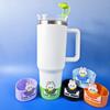 Venta Caliente Cubierta de Taza de Silicona de Dibujos Animados Goma Suave Conejo Lindo Anti-quemaduras Aislante Accesorios para Tazas Stanley Portavasos Fabricante Venta al por Mayor
