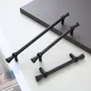 Accesorios de Ferretería para Muebles Minimalistas de Estilo Francés Manija de Tirador para Cajón Puerta de Gabinete Manija Negra Estilo Americano para Gabinete Armario