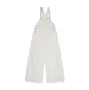 Mono de trabajo retro americano Oreeta con múltiples bolsillos, unisex, holgado, casual, moderno, pantalones casuales de alta calle