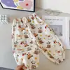 Calça Antimosquito Infantil ~ Calça Longa Fina de Verão para Meninos, Calça com Desenho Fofo, Calça Jogger Macia e Respirável para Bebês, Moderna