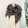 Chal de imitación cachemir estilo coreano Su Zhi Silk para oficina, bufanda cálida de otoño e invierno para mujer, chal triangular para mujer, venta al por mayor