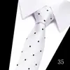Corbata para Hombre para Negocios y Boda, Rayas Jacquard Puntos Flecha Formal Poliéster Seda para Novio y Padrino