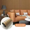 Pegatina de pared con rejilla autoadhesiva 3D imitación madera, pegatina de pared anticaída, revestimiento de pared decorativo, pegatina de pared de papel tapiz