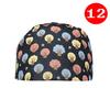Gorro Quirúrgico con Hebilla Ajustable Algodón Estampado Redondo Dental Belleza Doctora Enfermera Gorra Resistente al Aceite para Mujer Médico Parte Superior Plana