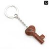 1569-amor chave pedra de cristal natural amor chaveiro coração bloqueio pingente DIY joias pendentes criativas