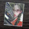 Pintura Thangka Dorada Semi-Pintada a Mano al por Mayor Núcleo Zorro Hada Zorro de Nueve Colas Changming Vida Pasada y Vida Presente Lienzo Thangka Se Puede Personalizar