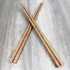 Palillos de Madera de Ala de Pollo Lacados y Encerados Chinos Hogareños de Madera Maciza Sándalo Rojo Set de 10 Pares Palillos de Palo de Rosa Venta al por Mayor en Puestos Callejeros