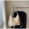 Bolso de mano de gran capacidad para mujer, bolso cruzado informal de alta gama con textura de nicho, combinable con todo, para uso diario en el comercio exterior, 2025