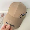 Gorra de Béisbol de Ala Dura con Bordado Lateral para Mujer, Gorra de Sombrilla de Ala Ancha Estilo Coreano para Primavera y Verano Que Hace que la Cara Parezca Más Pequeña, Gorra Versátil de Pico de Pato