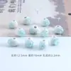 Cuentas de cerámica agrietada por hielo de Jingdezhen 10 mm gota de agua cuentas semiacabadas pulsera diy suelta accesorios de joyería pequeña venta al por mayor