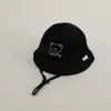 Gorro de Bebé Primavera y Otoño Ins Estilo Coreano Versátil Casual Panda de Bebé Sombrero Cubo Dibujo Animado Bebé Sombrero de Pescador