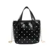 Bolso de Mano Infantil Estilo Coreano Lindo de Lunares Bolso Cruzado Tipo Cubo de Moda para Niña Bolso de Accesorio para Nuevo Conjunto de Princesa