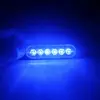 Suministro Exclusivo Transfronterizo de Luces Intermitentes Ultradelgadas, Luces Laterales para Camión de 6 LEDs, Luces de Parrilla, Luces Piloto de Advertencia Universales de 12V/24V