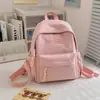 Mochilas para Estudantes Universitárias, Leves, Simples e Versáteis, Mochilas Casuais Estilo Menina, Mochilas Estilo Coreano Estilo Ins para Ensino Fundamental e Médio