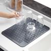 Tapete Drenante de Silicone Personalizado, Tapete de Secagem para Cozinha, Vários Estilos de Tapete Antiderrapante com Isolamento Térmico, Tapete de Silicone para Pia