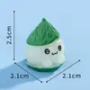 Festival del Bote del Dragón Dibujo Animado Mini Zongzi Bote de Remo Figuras Lindas Decoración de Casa de Muñecas Adornos de Escritorio Mini DIY