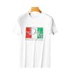 Camiseta de manga corta para hombre, nueva camiseta de verano de algodón mercerizado fino de alta calidad para hombre, camisa de cuello redondo de media manga estilo europeo