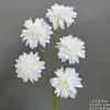 Flores Artificiais Brancas para Decoração de Casamento, Flores de Seda, Ornamentos de Flores Artificiais, Arte Floral Seca, Materiais de Rosa, Arranjo de Flores para Corredor, Arranjo de Parede e Chão