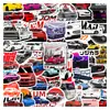 53 Pegatinas Impermeables Tema de Carreras Modificadas Japonesas JDM Papelería para Coche Decoración DIY Pegatinas Culturales y Creativas Venta al por Mayor