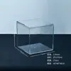 Caja de Exhibición Transparente Acrílica Cuadrada Caja de Plástico PS para Almacenamiento de Muestras Minerales y Figuritas con Tapa Caja de Empaque a Prueba de Polvo