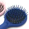 Atacado de fábrica pente arco-íris pente massageador com espelho pente cor macaron pente de cabelo