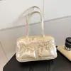 Bolso de mano grande transfronterizo, bolso de bowling, bolso de axila con lazo, bolso versátil de gran capacidad, bolso de hombro, bolsa de mano para mujer