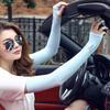 Guantes de Protección Solar de Seda de Hielo para Hombres y Mujeres, Mangas de Verano para Ciclismo y Conducción, Fresqueras, Mangas Finas sin Dedos, Dropshipping