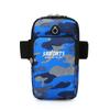 Bolsa de teléfono móvil para deportes de moda, bolsa de brazo, patrón de camuflaje, elástica, para correr, al aire libre, bolsa de teléfono móvil unisex, bolsa universal, venta al por mayor
