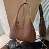Bolso de Hombro para Mujer con Patrón Tejido, Nuevo Modelo 2026, Bolso de Hombro de Alta Gama y Elegante, Bolso de Mano Versátil Tipo Bollo