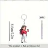Figurilla de Muñeca Plana Nueva de Acrílico Transfronteriza Decoración de Coche Colgante Dibujo Animado Artículo Predeterminado África
