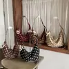 2026 Bolso Tote Nuevo Estilo Coreano de Lunares, Gran Capacidad, Bolso Vintage de Moda Tendencia, Bolso de Hombro Casual Elegante para Viajar