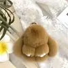 Colgante para llavero de coche de alta gama para mujer Corea del Sur creativo lindo celebridad de internet ins muñeco de peluche conejito colgante para mochila escolar
