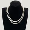 Cadena Larga de Suéter Multicapa Versátil para Mujer Estilo Pequeño Fragante Accesorios para Ropa de Cheongsam Collar de Perlas Personalizado por el Fabricante Imitación de Cristal