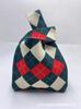 Bolso de mujer con diseño de panda de dibujos animados, bolso de punto a juego, bolso de muñeca, bolso de hombro, bolso de mano