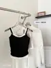 Conjunto de dos piezas tipo camisola dulce y puro estilo coreano para niñas, diseñado para usar sobre otras prendas con pliegues y copas incorporadas