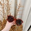 Formato Côncavo Estilo K Óculos de Sol Marrons da Moda Street Style para Mulheres Versátil Mostra o Rosto Pequeno Óculos de Sol Cor Chá Preto Quadrado