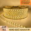 Faixa de luz de alta tensão 110vled 2835 faixa de luz suave 5730 faixa de luz super brilhante à prova d'água para exterior atacado iluminação de engenharia