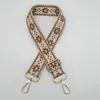Correa de Bolso Ancha de 3.8 cm Correa de Hombro Jacquard Colorido Lona de Diamante Accesorios Correa de Bolso de Hombro Único Cruzado Correa de Bolso para Mujer