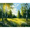 Pintura al Óleo Digital de Flor de Cerezo DIY Pintado a Mano Pintura Decorativa Escénica para Sala de Estar Popular Pintura de Compra Grupal ozon