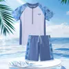 Traje de baño para niños, Conjunto de dos piezas, Nuevo modelo 2026, Traje de baño y bañador para jóvenes, Conjunto de secado rápido