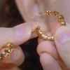 Pendientes de aro vintage de circonita marrón combinables para otoño e invierno, nuevos pendientes de diamantes elegantes y lujosos con diseño de nicho para mujer.