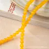 Tiras con Cuentas de Ágata Amarilla Natural para Joyería DIY con Cuentas Sueltas Productos Semi-Terminados Agujero Completo Venta al por Mayor en Stock Cuentas Redondas de Ágata