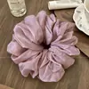 Gomita para el pelo suave y dulce para mujer, scrunchie de malla estilo coreano, liga para coleta baja y moño, accesorio para el cabello de alta gama