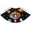 Capas Naranja de Calabaza de Halloween Hechas a Medida de Fábrica para Hombres y Mujeres, Capas de Rendimiento Estampadas de Halloween para Niños al por Mayor