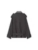 Comercio Exterior Transfronterizo Otoño e Invierno 2025 Nueva Moda Versátil Elegante Casual Cuello de Solapa Corbata Manga Larga Chaqueta Abrigo