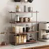 Estante de Almacenamiento Estilo Medieval, Estante para Café de Cocina, Estante de Almacenamiento para Escritorio de Oficina, Estante Divisor, Estantería Pequeña, Portavasos