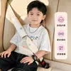 Cinturón de Seguridad para Asiento de Coche de Niños Antiasfixia Cinturón Auxiliar para Asiento de Bebé Limitador de Posición Ajustador Fijador Protector de Hombro Cubierta