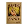 42* 28.5cm Anime One Piece Serie de Carteles de Recompensa Papel Kraft Personaje de One Piece Pintura Decorativa