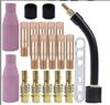 Accesorios de soldadura MIG con protección de gas tipo Binzel MB15AK Boquilla conductora Boquilla de protección Varilla de conexión Juego de 19 piezas