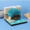 Bloc de notas emergente 3D Castillo de Harry Stock Transfronterizo Merchandising de Película 2027 Escultura de Papel Calendario Regalo Creativo Personalización